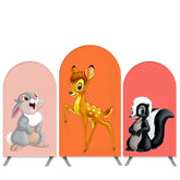 Lofaris Cartoon Film Theme Little Animals Birthday Arch Backdrop Kit